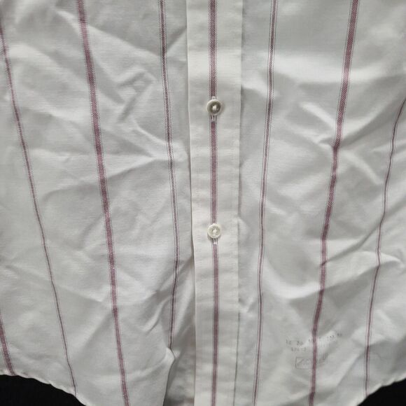 Enro Mens Button Up Shirt Multicolor Size 16 Cotton Blend Short Sleeve Collar - Picture 11 of 12